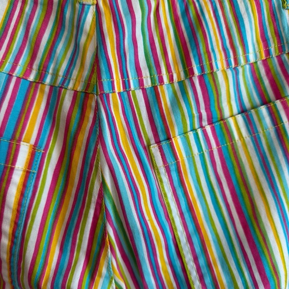 Multi-Color Striped capris - Picture 5 of 5